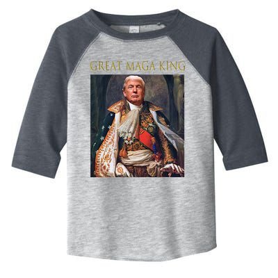 The Great Maga King Funny Trump Ultra Maga King Toddler Fine Jersey T-Shirt