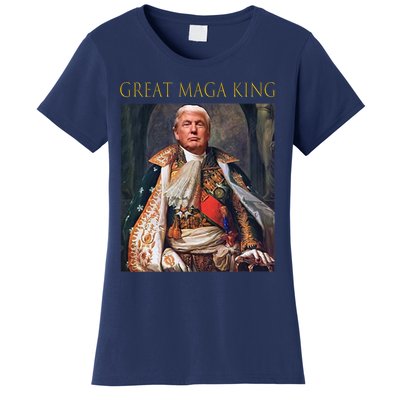 The Great Maga King Funny Trump Ultra Maga King Women's T-Shirt