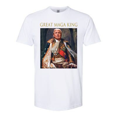 The Great Maga King Funny Trump Ultra Maga King Softstyle CVC T-Shirt