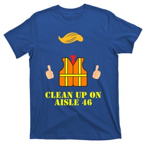 Trump Garbage Man Safety Vest Clean Up On Aisle 46 Trash T-Shirt