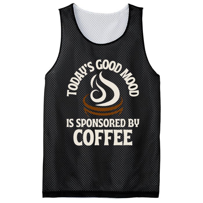 Today’s Good Mood Is Sponsored By Coffee Mesh Reversible Basketball Jersey Tank