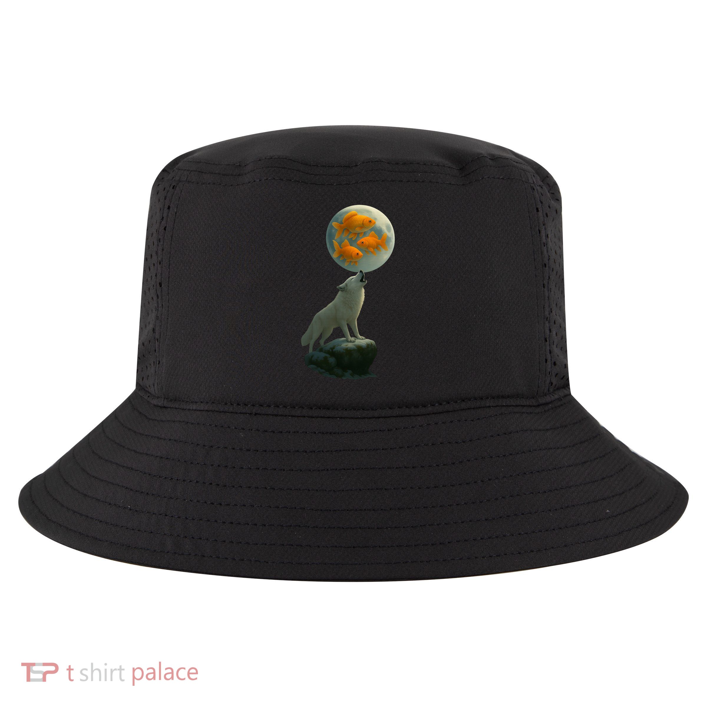 Three Goldfish Moon Cool Comfort Performance Bucket Hat