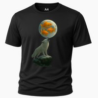 Three Goldfish Moon Cooling Performance Crew T-Shirt