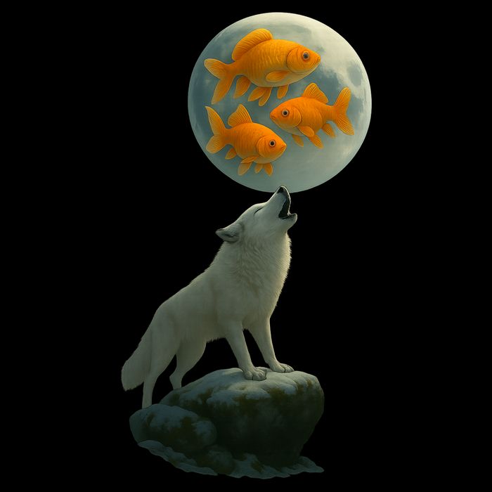 Three Goldfish Moon Cooling Performance Crew T-Shirt