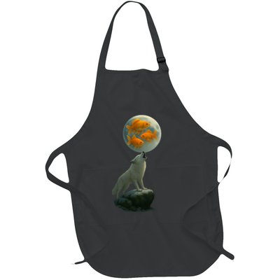 Three Goldfish Moon Apron