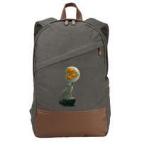 Three Goldfish Moon Cotton Canvas Backpack