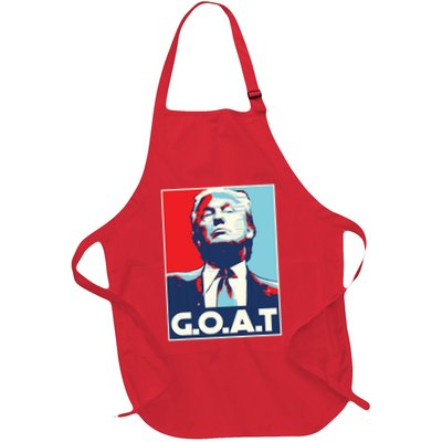 Trump Goat Middle Finger Election 2024 Republican Poster Apron