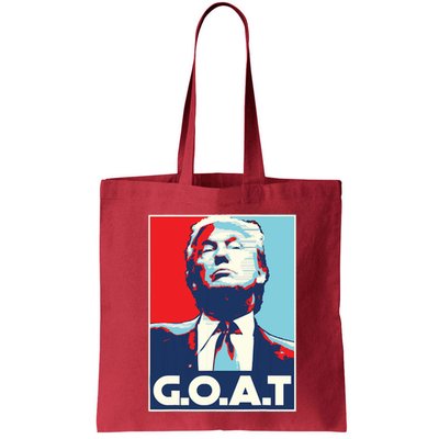 Trump Goat Middle Finger Election 2024 Republican Poster Bag