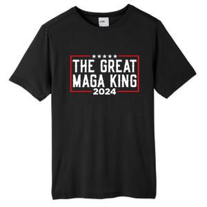 The Great Maga King 2024 Ultra Maga Republican For Gift Tall Fusion ChromaSoft Performance T-Shirt