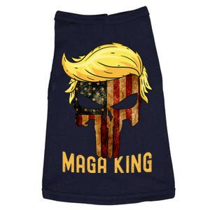 The Great Maga King Donald Trump Skull  Maga King Doggie Tank