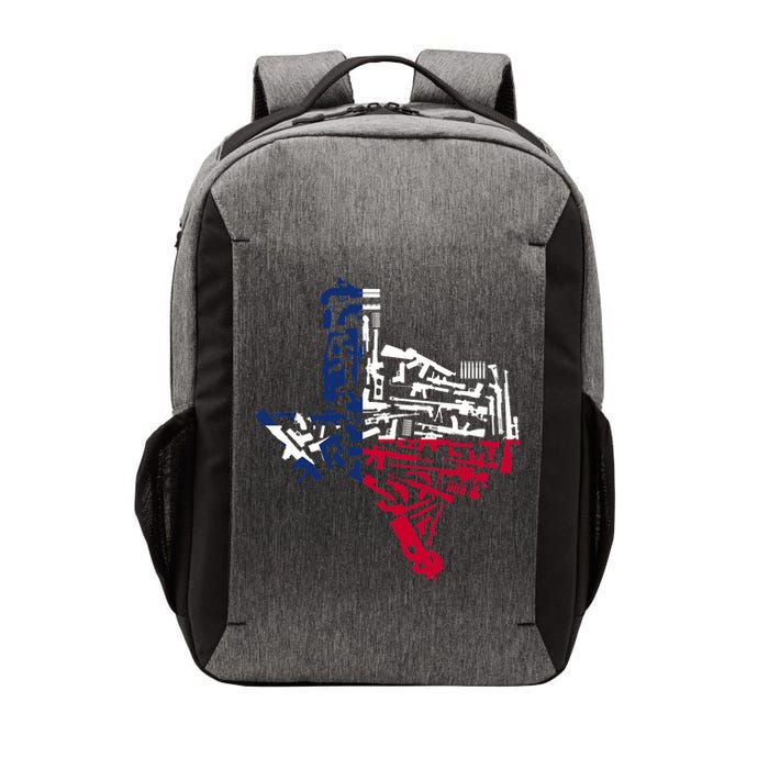 Texas gun map 2nd amendment Vector Backpack