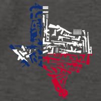 Texas gun map 2nd amendment Vector Backpack