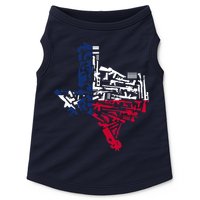 Texas gun map 2nd amendment Doggie Tank