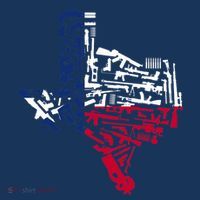 Texas gun map 2nd amendment Performance Shirt