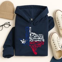 Texas gun map 2nd amendment Hoodie