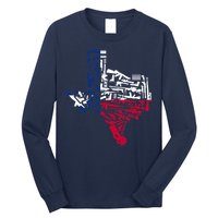 Texas gun map 2nd amendment Long Sleeve Shirt