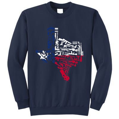 Texas gun map 2nd amendment Sweatshirt