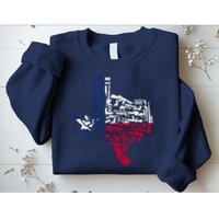 Texas gun map 2nd amendment Sweatshirt