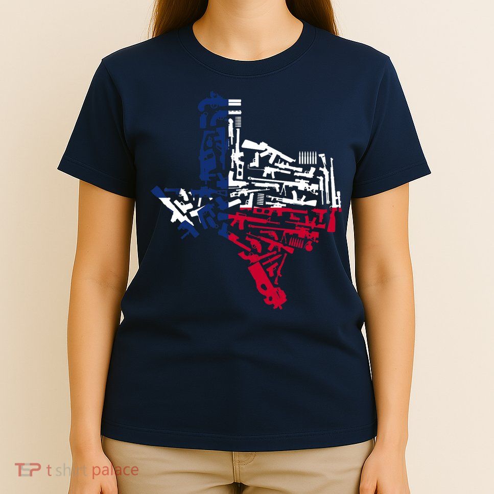 Texas gun map 2nd amendment T-Shirt