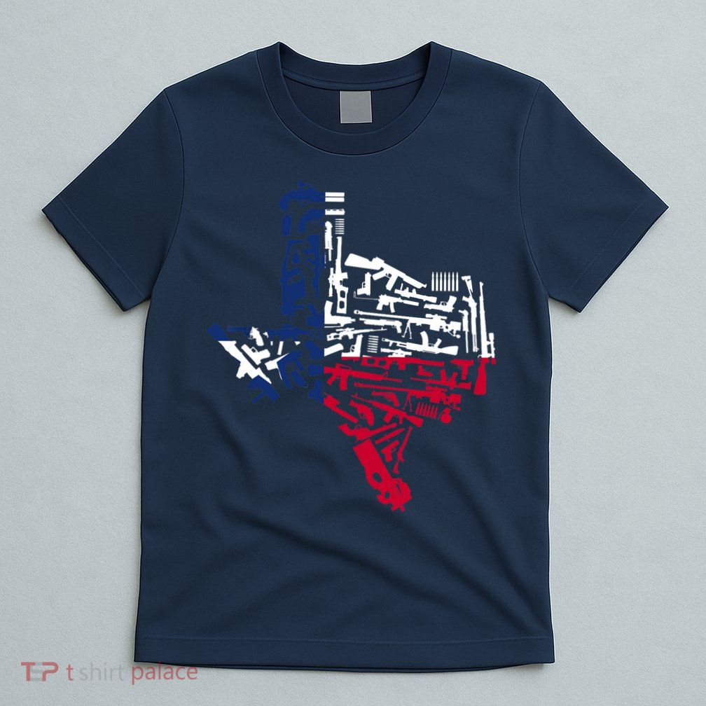 Texas gun map 2nd amendment T-Shirt
