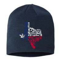 Texas gun map 2nd amendment Sustainable Beanie