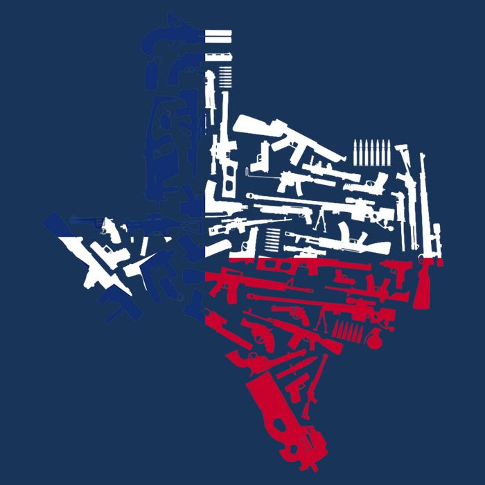 Texas gun map 2nd amendment Sustainable Beanie
