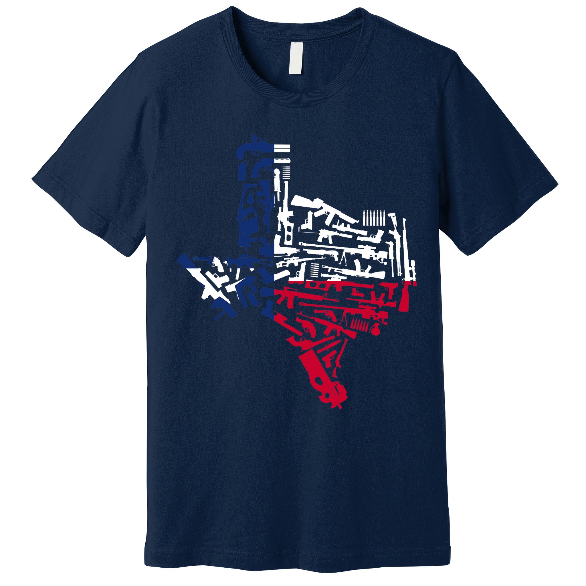 Texas gun map 2nd amendment Premium T-Shirt