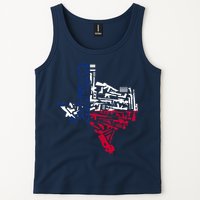 Texas gun map 2nd amendment Tank Top