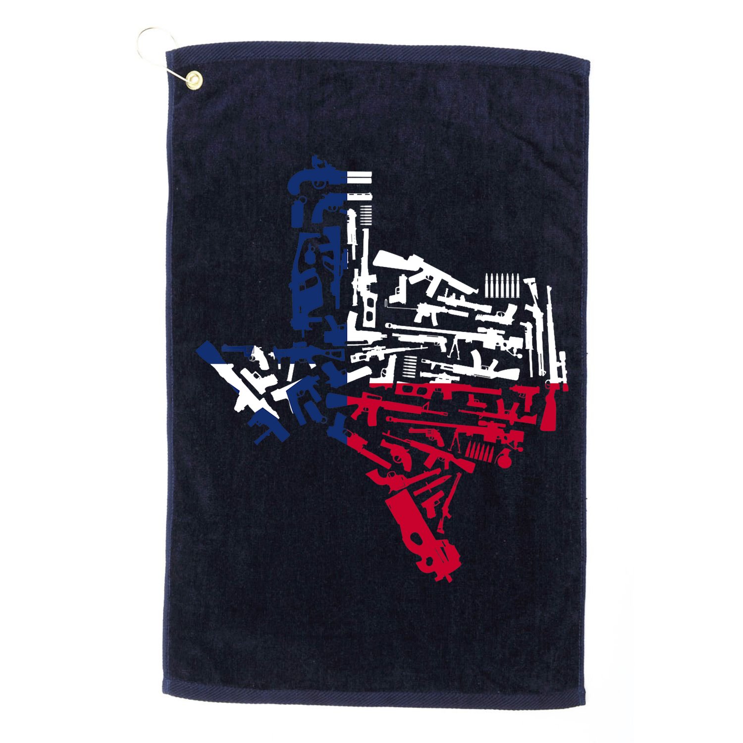 Texas gun map 2nd amendment Golf Towel