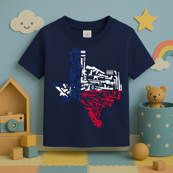 Texas gun map 2nd amendment Toddler T-Shirt