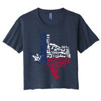 Texas gun map 2nd amendment Crop Top