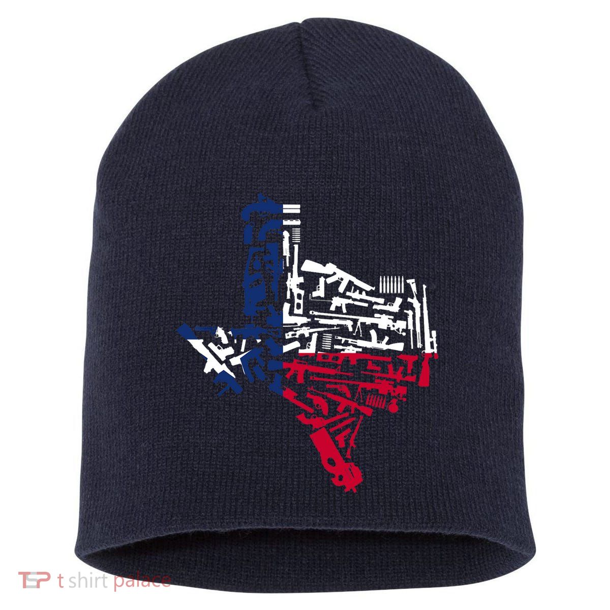 Texas gun map 2nd amendment Short Acrylic Beanie