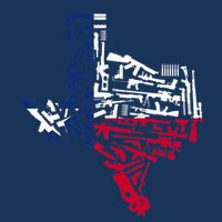 Texas gun map 2nd amendment Short Acrylic Beanie