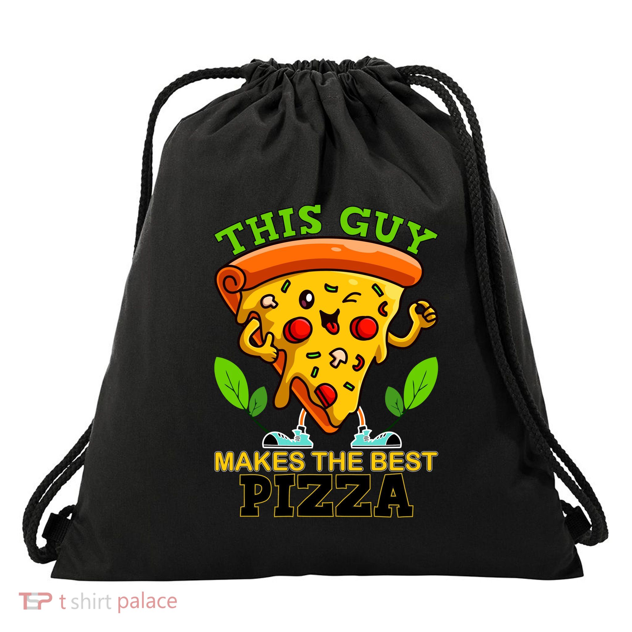This Guy Makes The Best Pizza Drawstring Bag