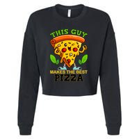 This Guy Makes The Best Pizza Cropped Pullover Crew