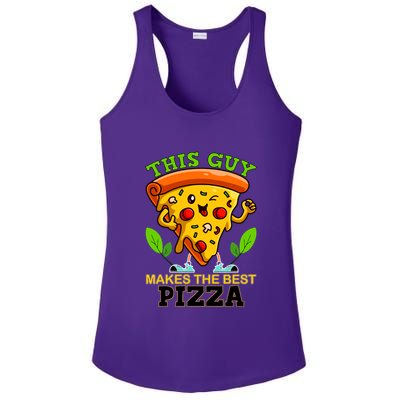 This Guy Makes The Best Pizza Ladies PosiCharge Competitor Racerback Tank