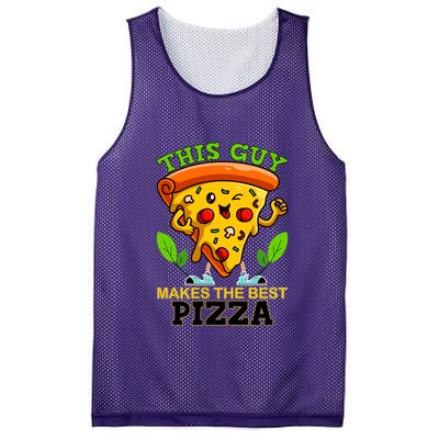 This Guy Makes The Best Pizza Mesh Reversible Basketball Jersey Tank