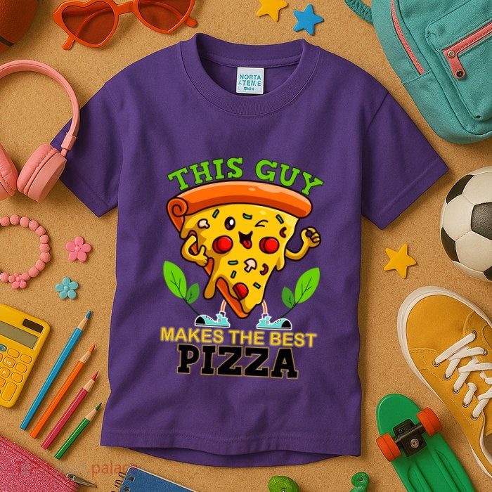 This Guy Makes The Best Pizza Kids T-Shirt