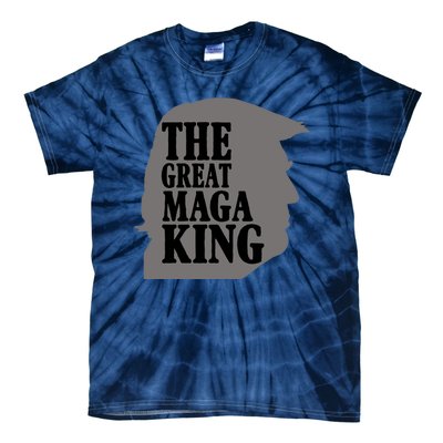 The Great Maga King Donald Trump Tie-Dye T-Shirt