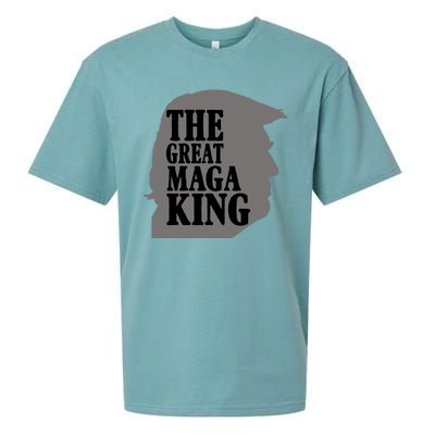 The Great Maga King Donald Trump Sueded Cloud Jersey T-Shirt