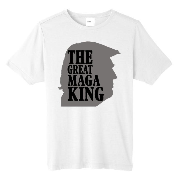 The Great Maga King Donald Trump Tall Fusion ChromaSoft Performance T-Shirt