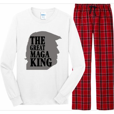 The Great Maga King Donald Trump Long Sleeve Pajama Set