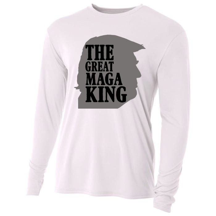 The Great Maga King Donald Trump Cooling Performance Long Sleeve Crew