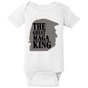 The Great Maga King Donald Trump Baby Bodysuit