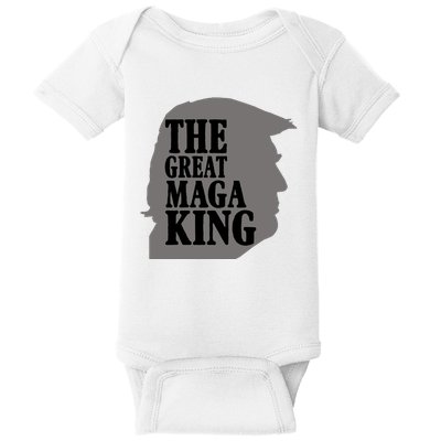 The Great Maga King Donald Trump Baby Bodysuit