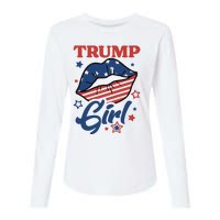 Trump Girl MAGA Womens Cotton Relaxed Long Sleeve T-Shirt