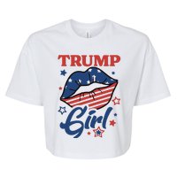 Trump Girl MAGA Bella+Canvas Jersey Crop Tee