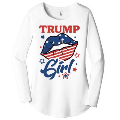 Trump Girl MAGA Women's Perfect Tri Tunic Long Sleeve Shirt