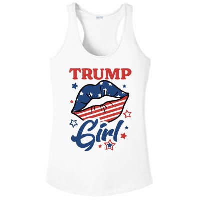 Trump Girl MAGA Ladies PosiCharge Competitor Racerback Tank