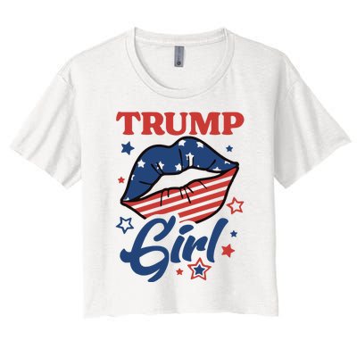 Trump Girl MAGA Women's Crop Top Tee